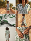 Robe Feuillage - Fibre de lin